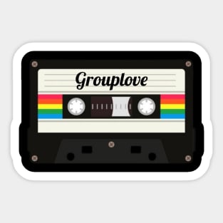 Grouplove / Cassette Tape Style Sticker